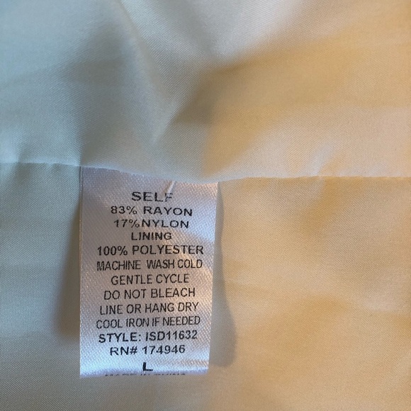 NWT Periwinkle Collection Trunk Bay Blue, White, Black One Shoulder Dress Size L - Picture 2 of 6